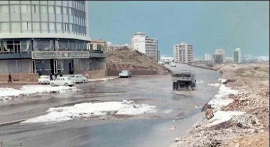 الثلج في بيروت سنة 1963